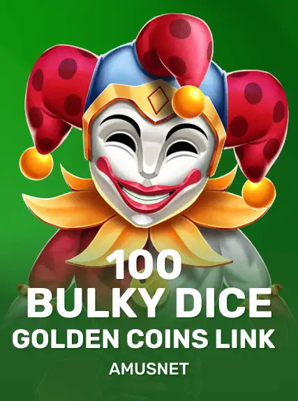 100 Bulky Dice Golden Coins Link game tile