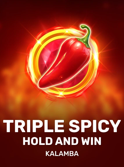 Triple Spicy Hold and Win game tile