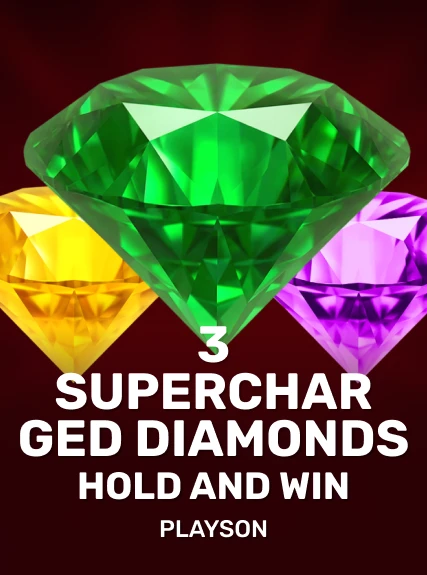 3 Supercharged Diamonds: Hold and Win game tile